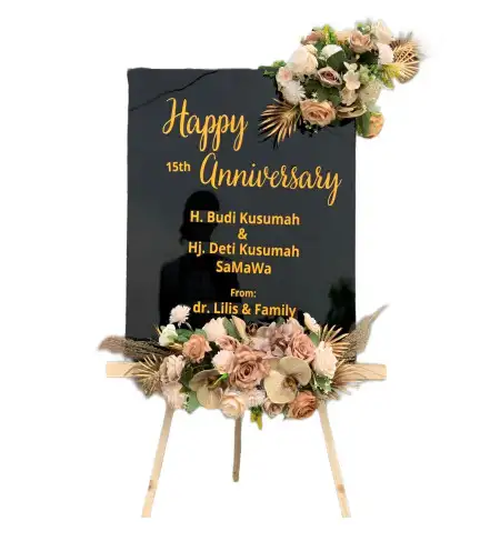 Papan Bunga Akrilik Kendaga