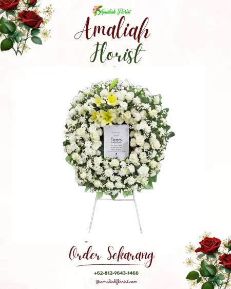 Krans Bunga Duka Kendaga